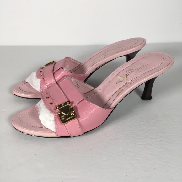 Pink Louis Vuitton Heels size 7.5 - Picture 10 of 16